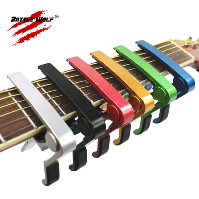 Various Color Selection Aluminum Material Strong Grip Capo Guitar Acoustic Classical Guitar Capo