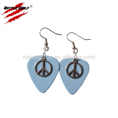 Custom Shape Image Printing Guitar Plectrum Fashion Earring