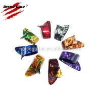 Multiple Color Choices Wholesale Guitar Finger Pick With Colors