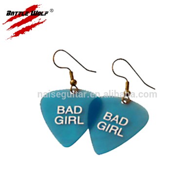 New Style Hot Sell Teen Guitar Pick Earrings